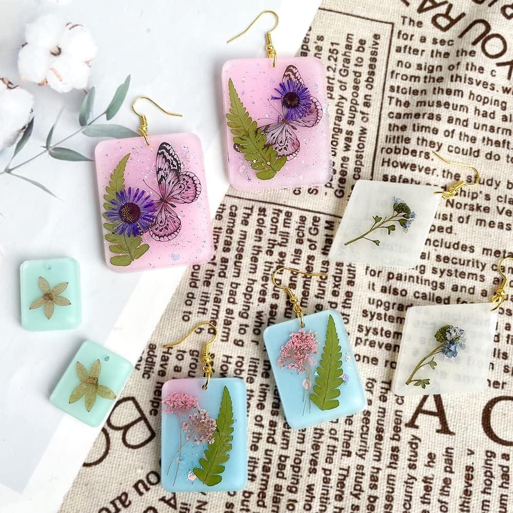 Kit de Moldes para Pendientes ResinWorld - 171 Piezas, Silicona