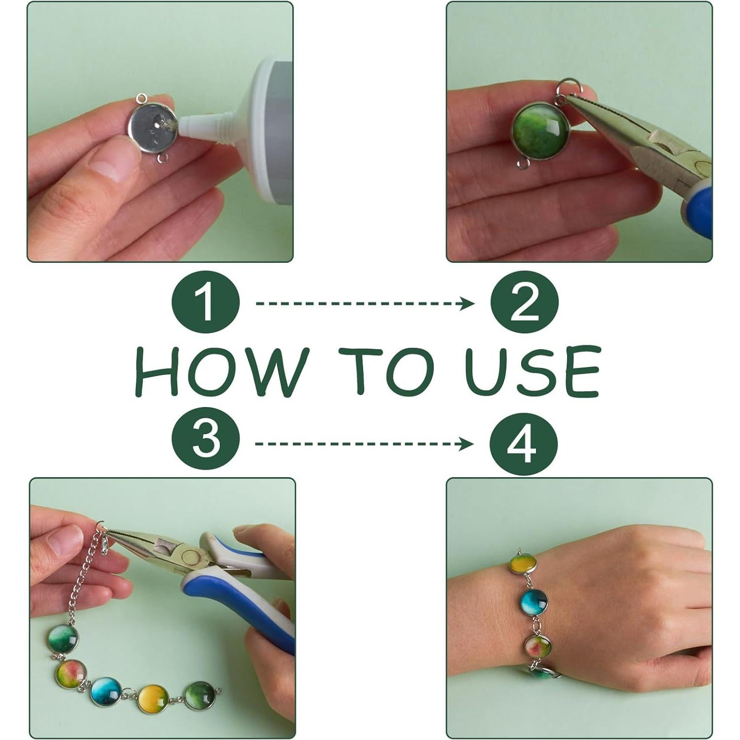 Conectores Redondos de Acero Inoxidable PH PandaHall 100pcs 12mm