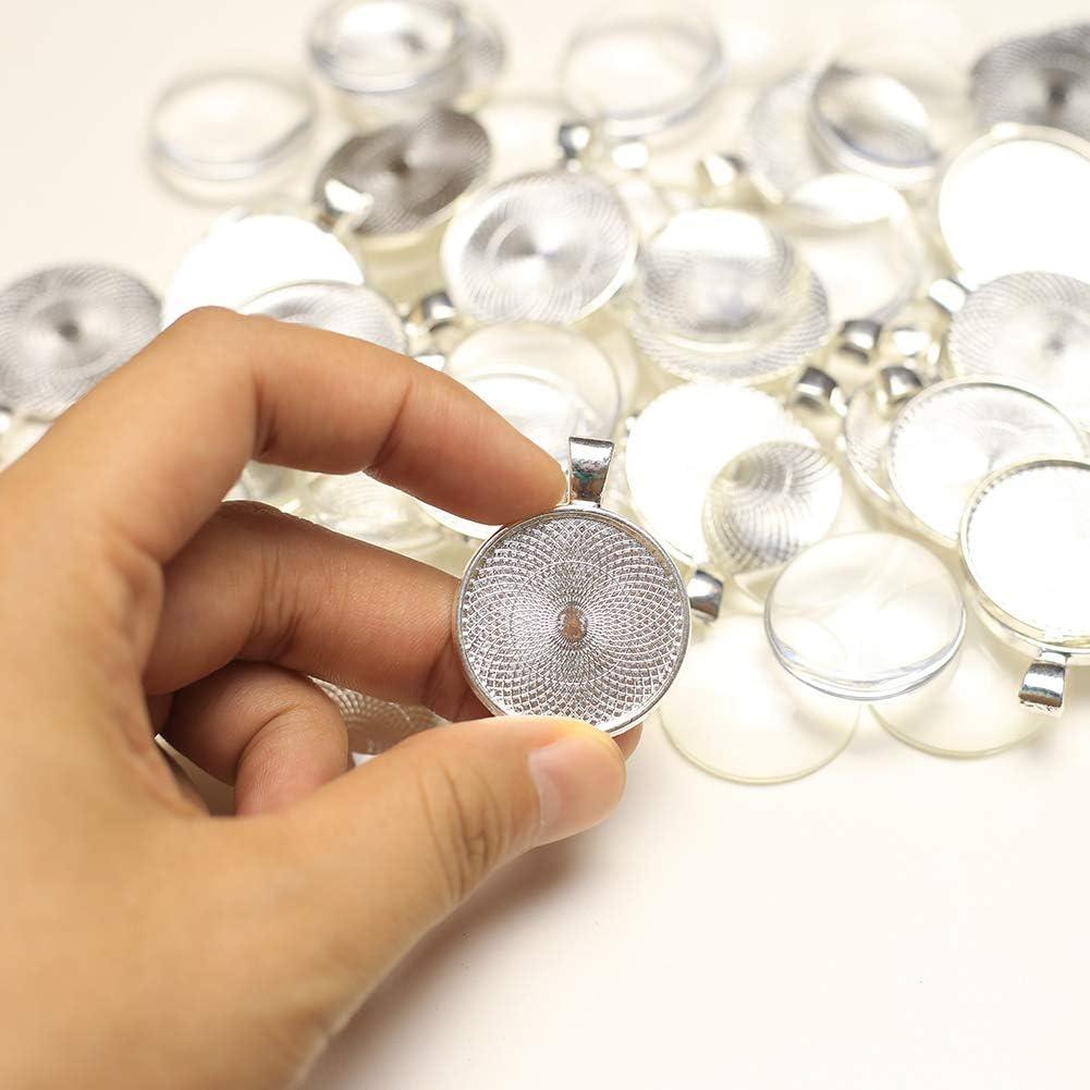 Bandejas de Bezel para Joyería Dahi 30 Piezas 25 mm