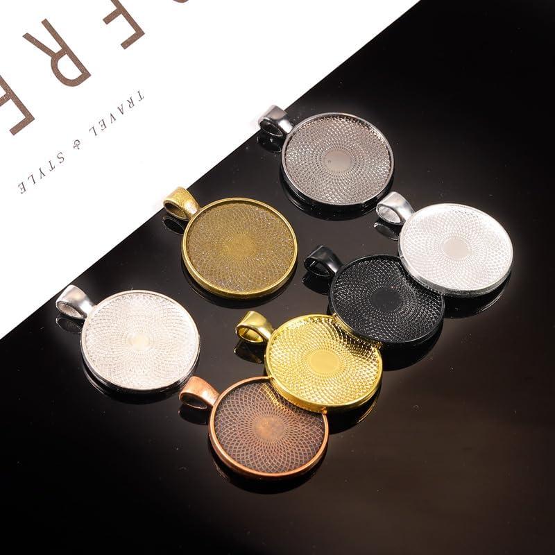 Bandejas de Bezel para Joyería Dahi 30 Piezas 25 mm