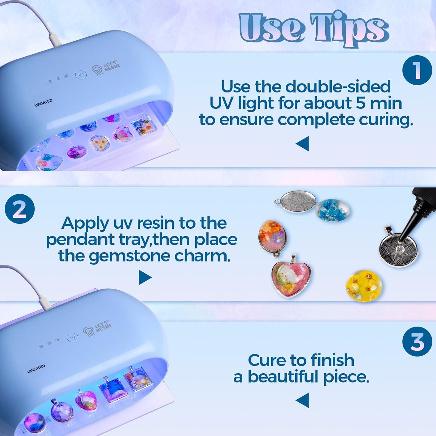 Kit de Moldes de Resina LET'S RESIN 36 Cavidades para Joyería