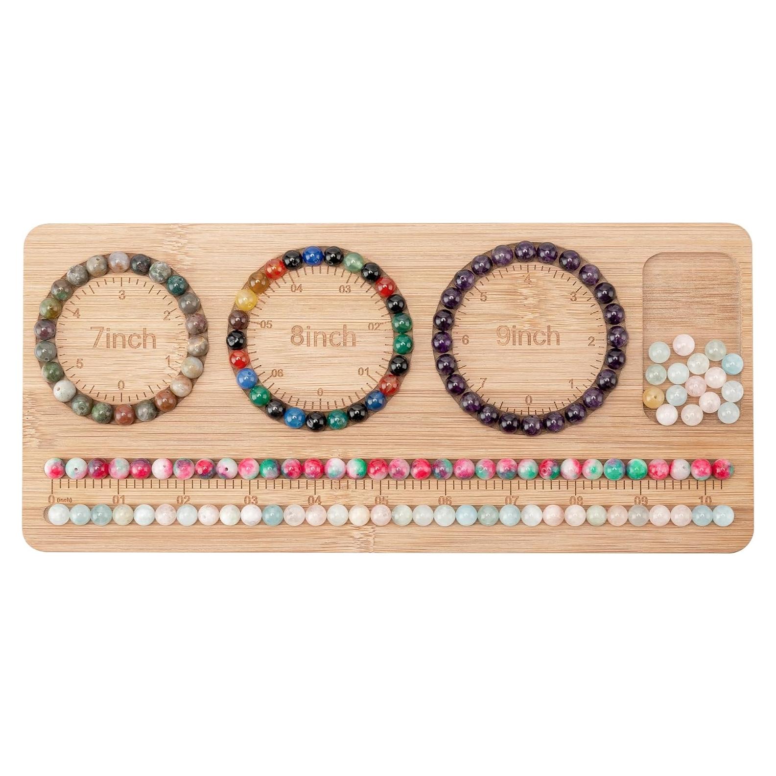 Tablero de Perlas HSZCTUY de Bambú para Joyería 28.58x12.7cm