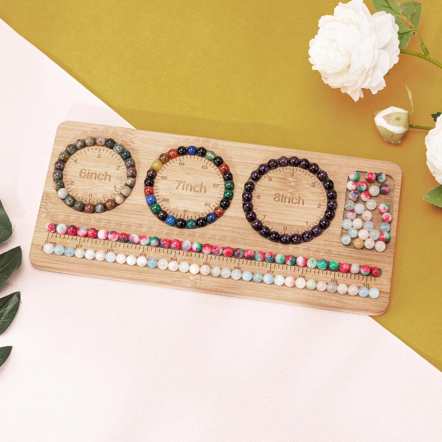 Tablero de Perlas HSZCTUY de Bambú para Joyería 28.58x12.7cm