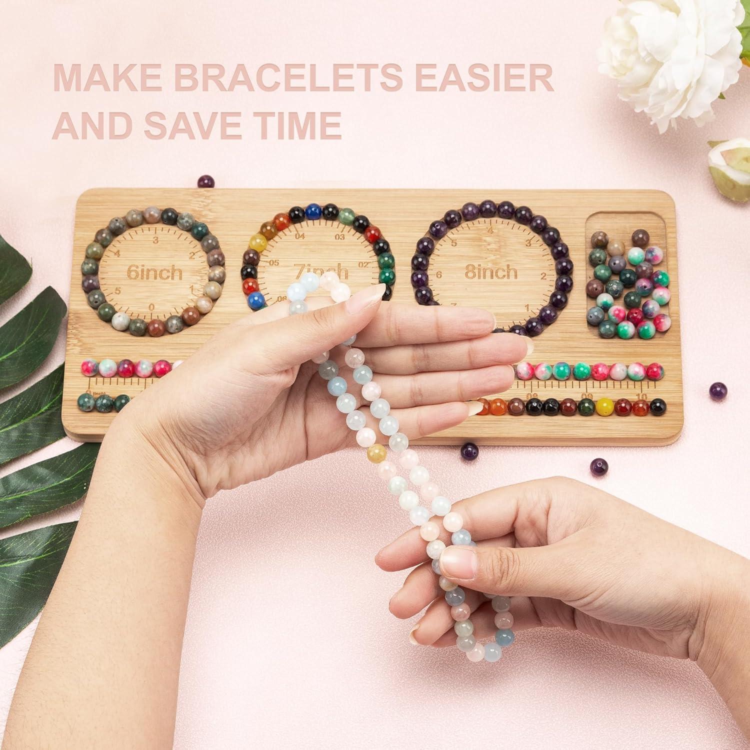 Tablero de Perlas HSZCTUY de Bambú para Joyería 28.58x12.7cm