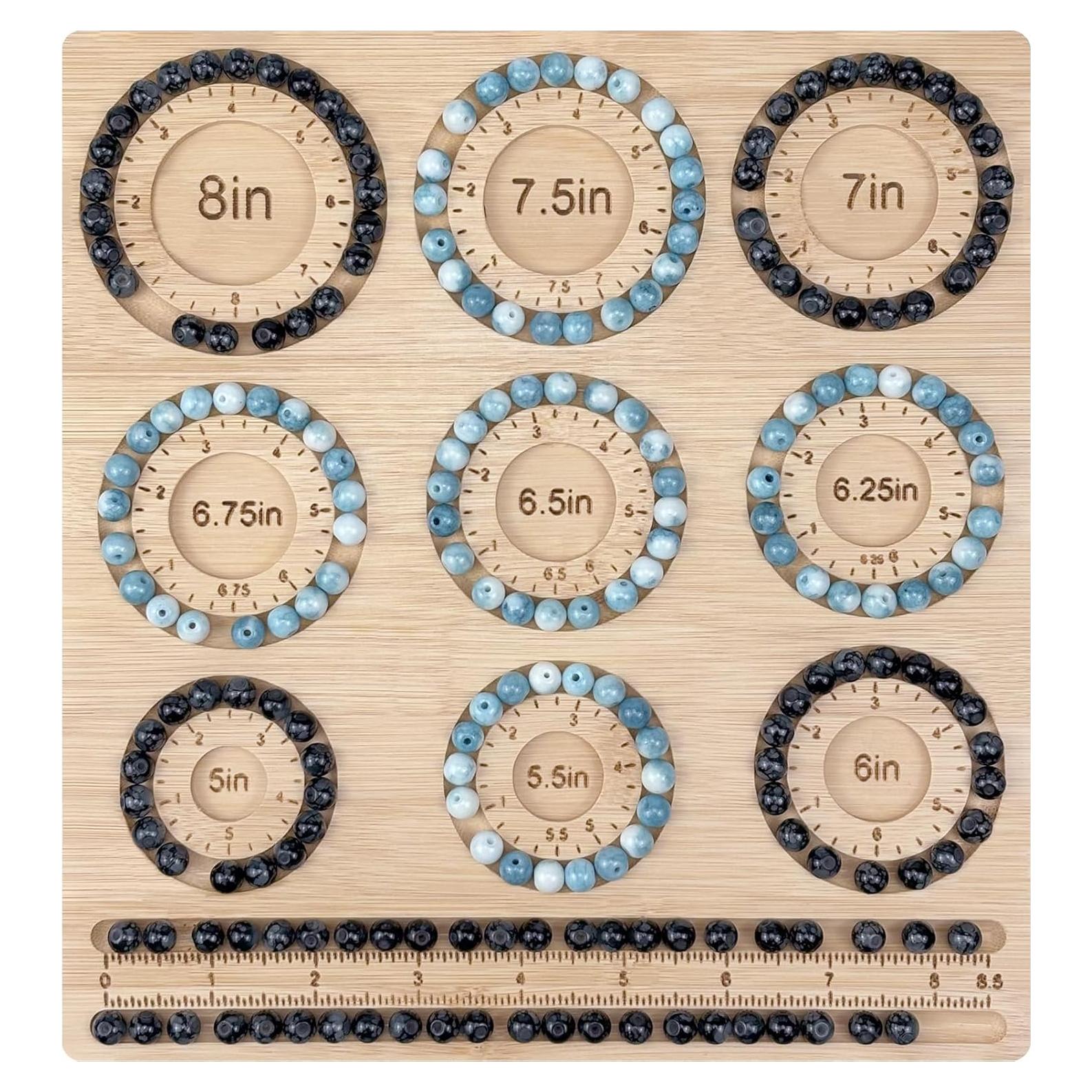 Tablero de Perlas Petoysoso de Bambú para Joyería 25.4x24cm