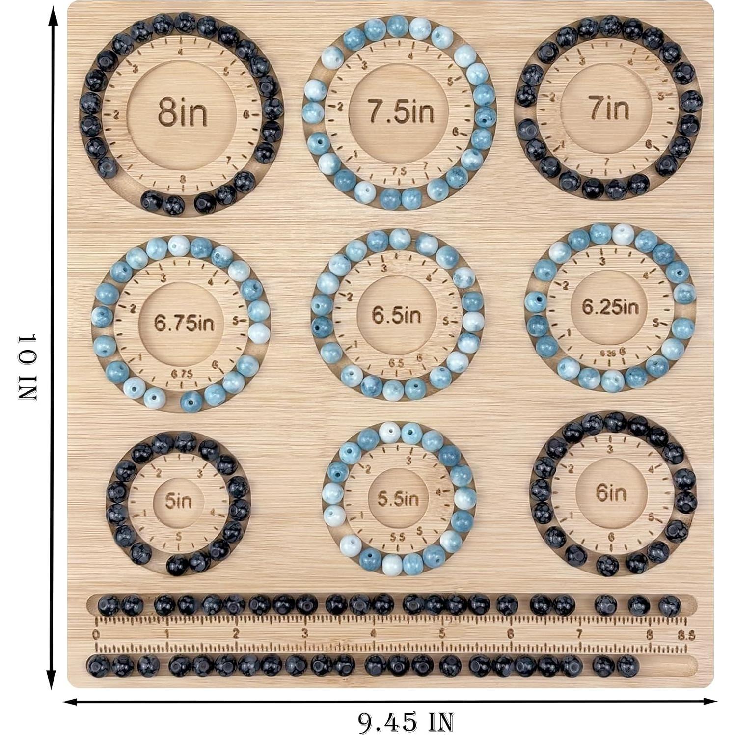 Tablero de Perlas Petoysoso de Bambú para Joyería 25.4x24cm
