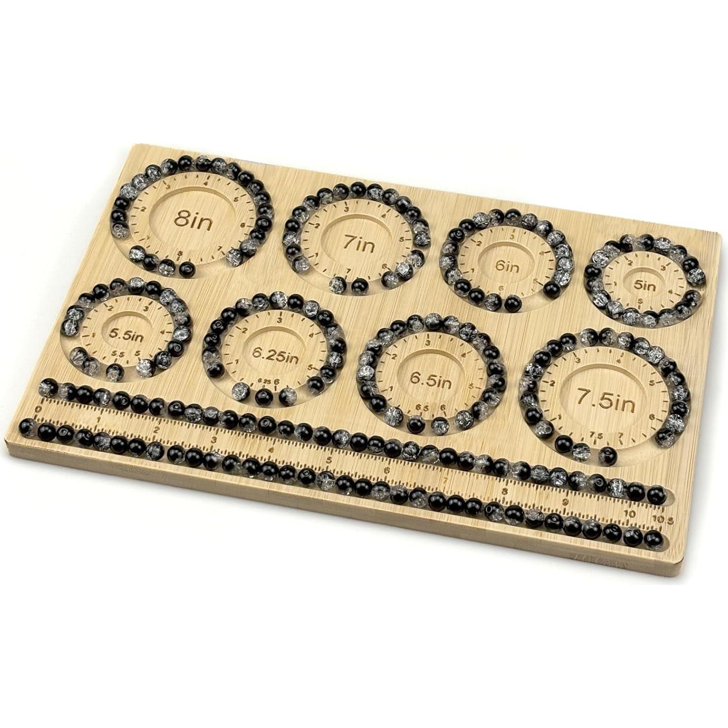 Tablero de Cuentas Petoysoso de Bambú para Joyas 29x18.5 cm