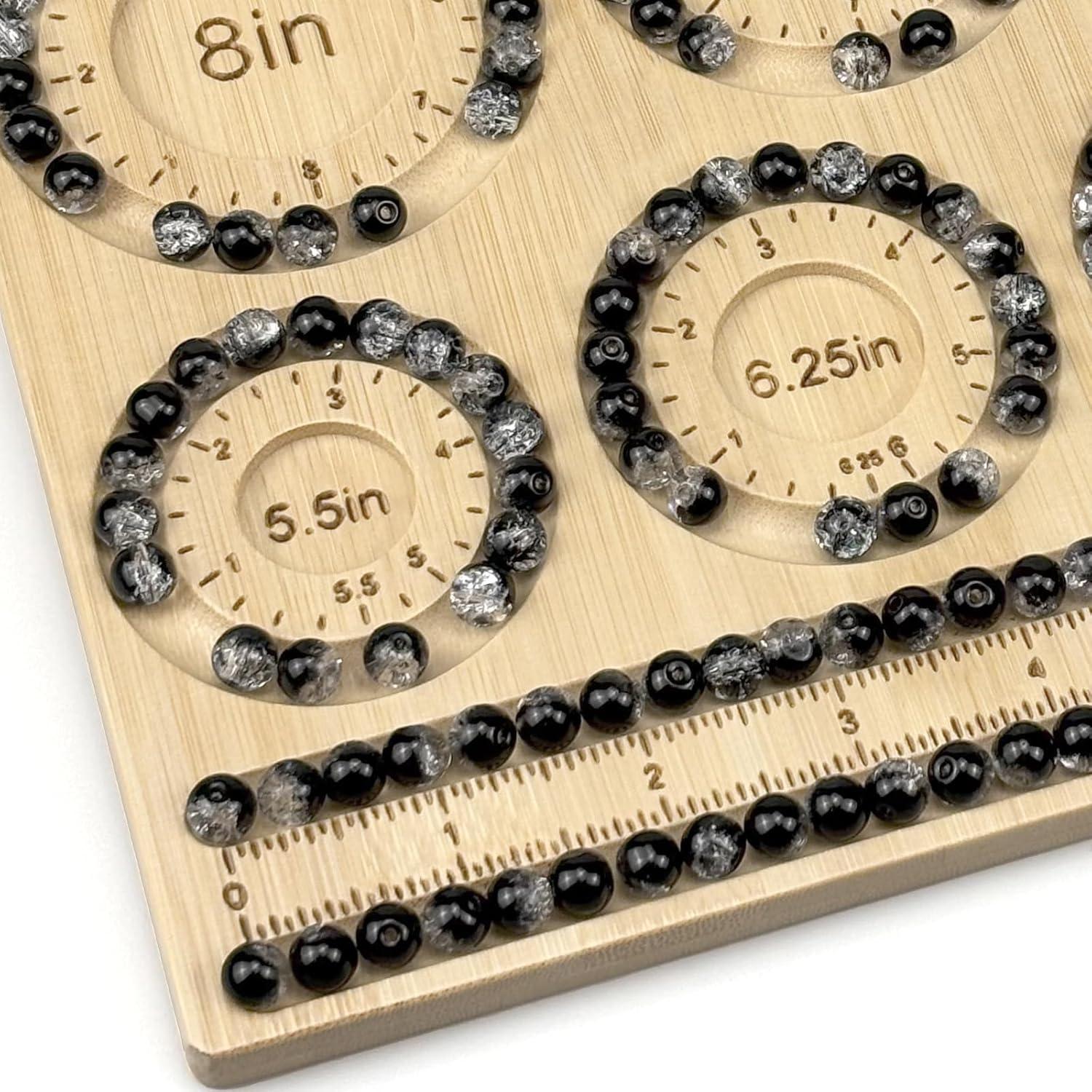 Tablero de Cuentas Petoysoso de Bambú para Joyas 29x18.5 cm