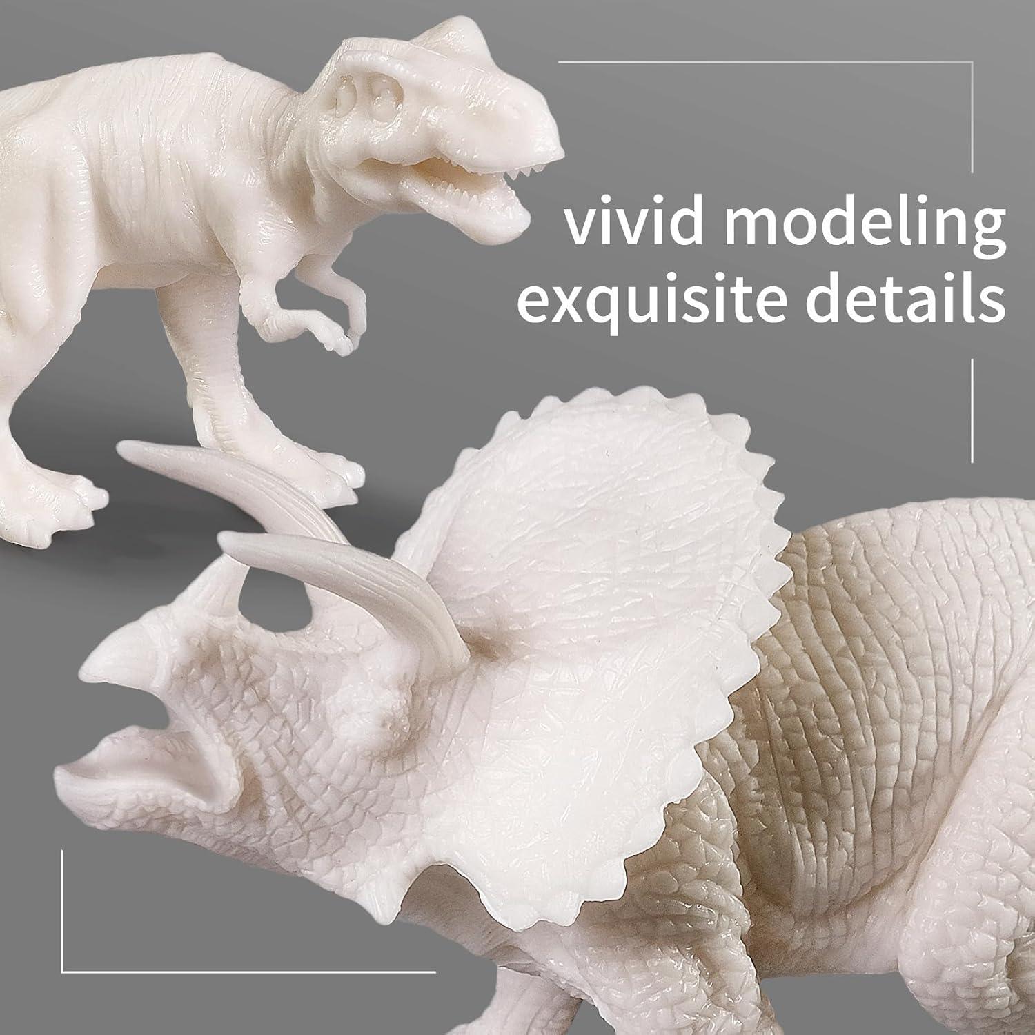 Kit de Pintura 3D Dinosaurios Whatstem - 12 Piezas para Niños