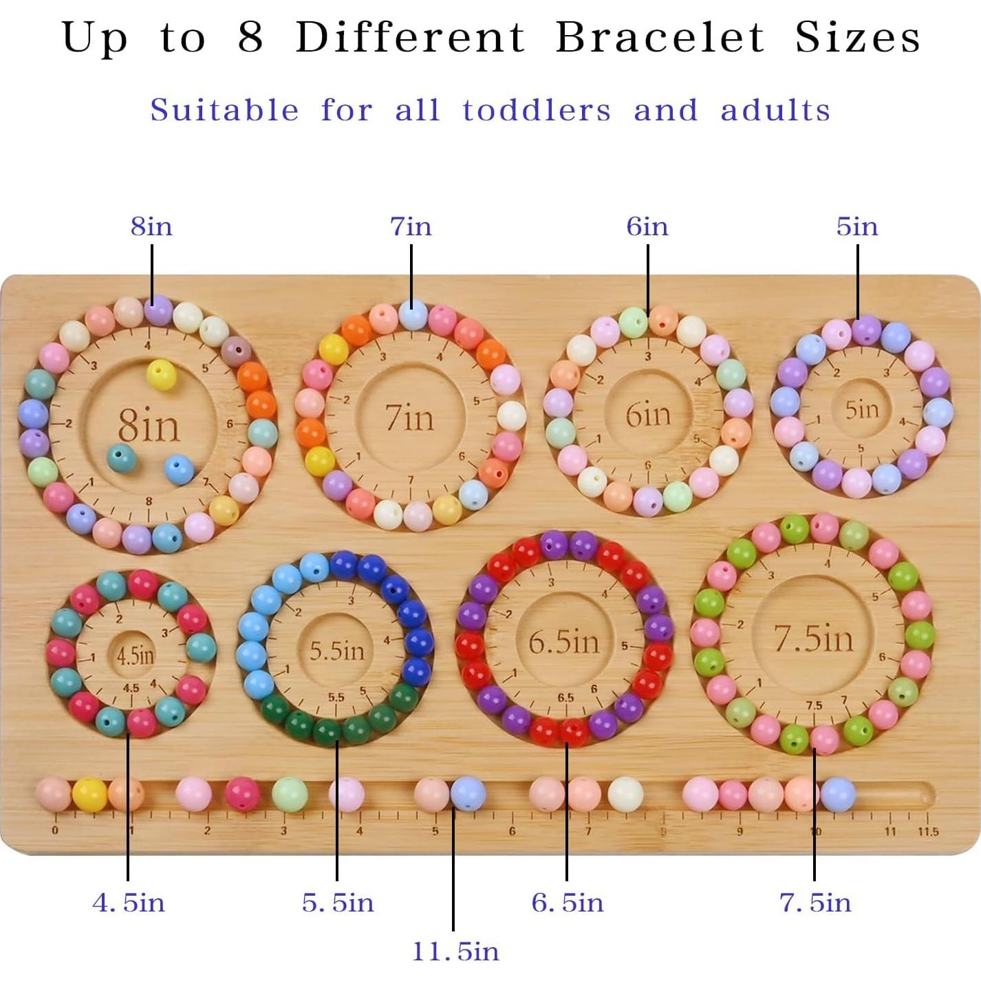 Tabla de Medición para Pulseras Favonuovy de Madera 32x19 cm