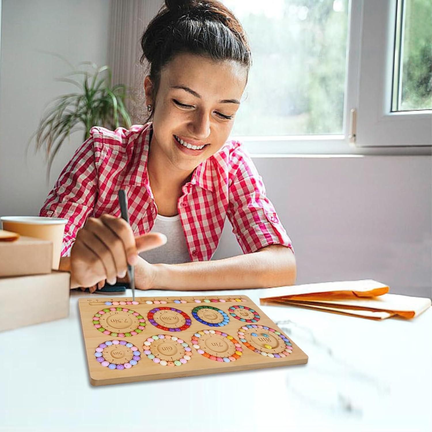 Tabla de Medición para Pulseras Favonuovy de Madera 32x19 cm
