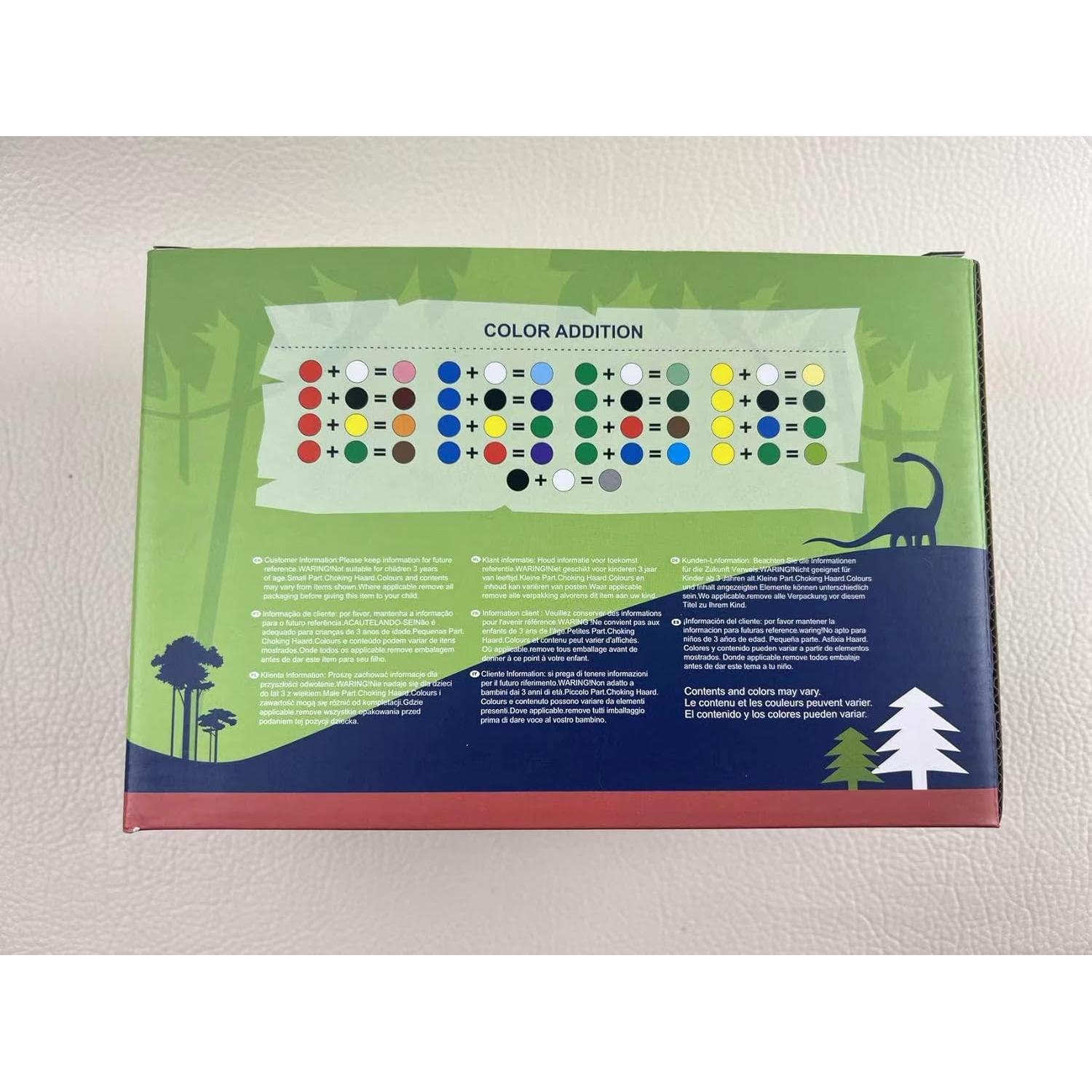 Kit de Pintura 3D Dinosaurios Whatstem BPD0011 Creativo