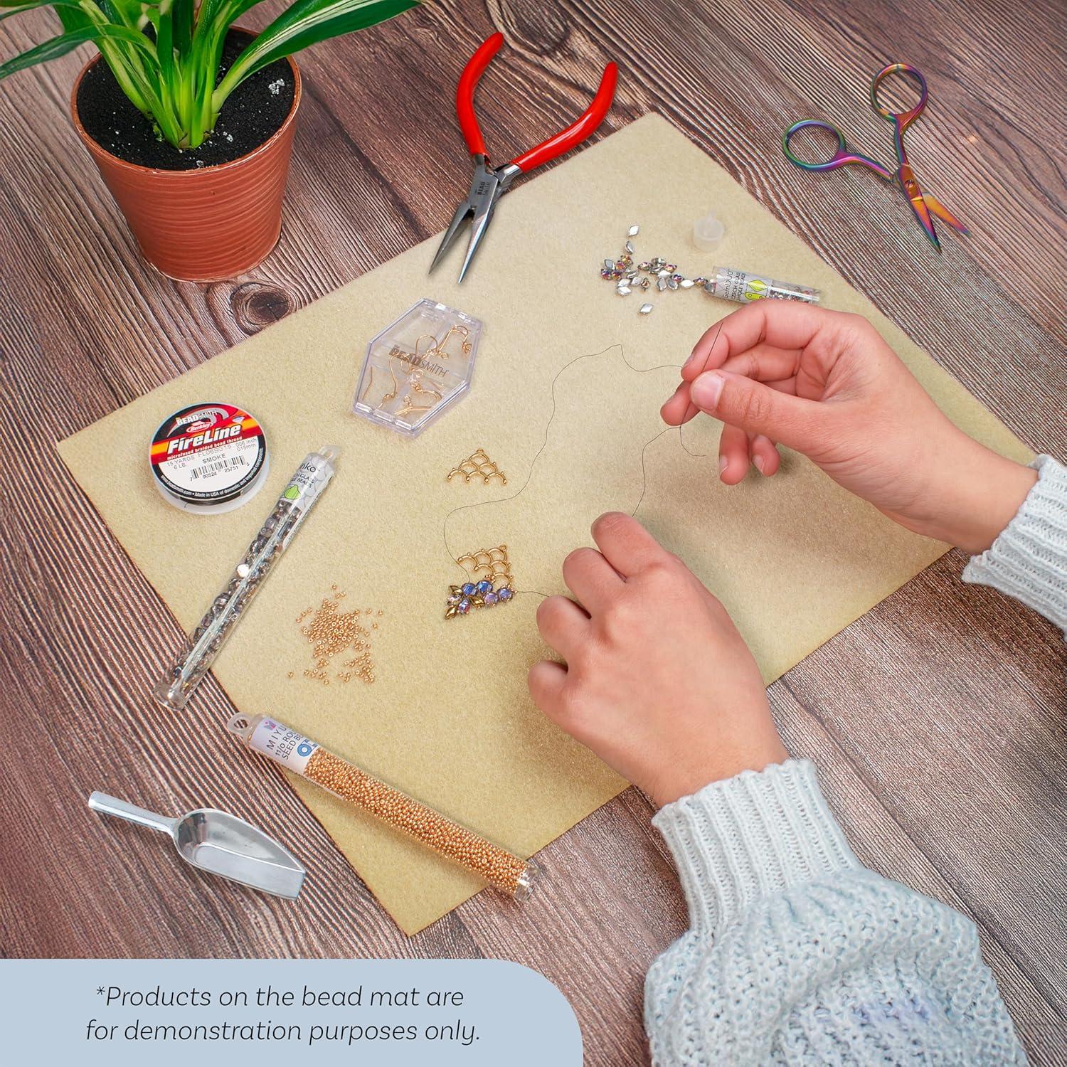 Juego de 3 Tapetes de Beading The Beadsmith 28x36cm Lavables