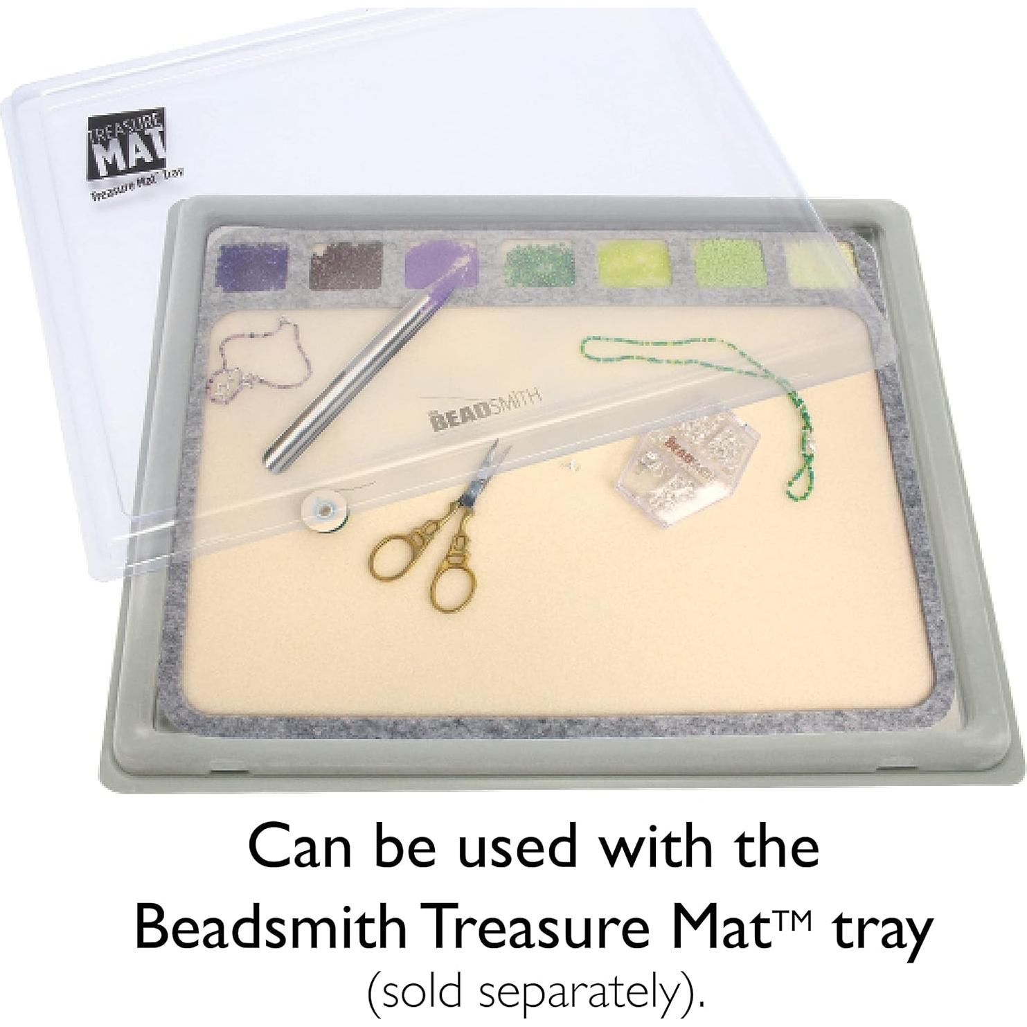 Alfombrilla de Tesoros Beadsmith 14" x 11" con 7 Compartimentos