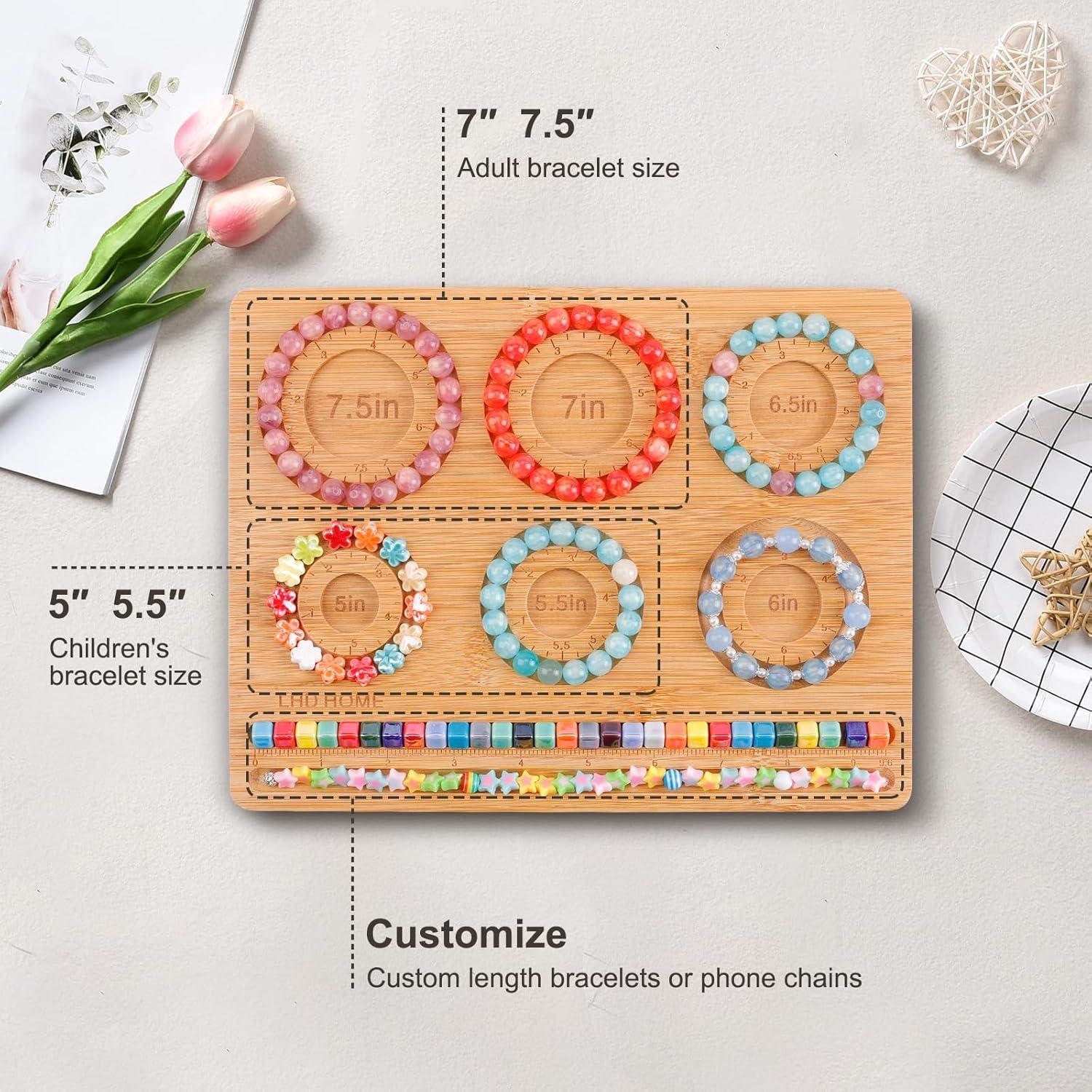 Tablero de Perlas LHD HOME para Joyería DIY con 2 Agujas