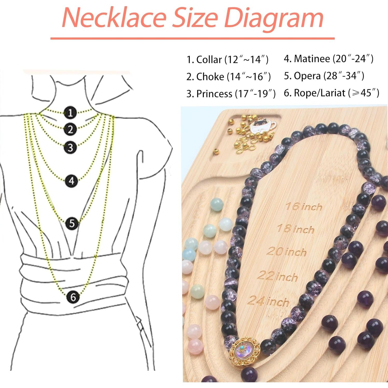 Tablero de cuentas HSZCTUY para hacer pulseras y collares