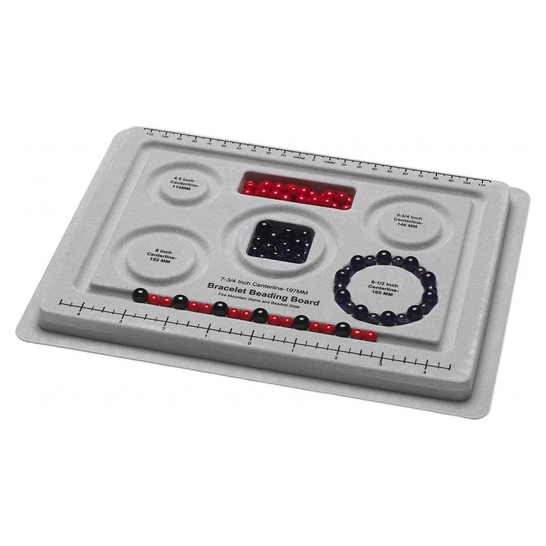 Tablero de cuentas Myasrelae gris 25x19 cm con 5 ranuras