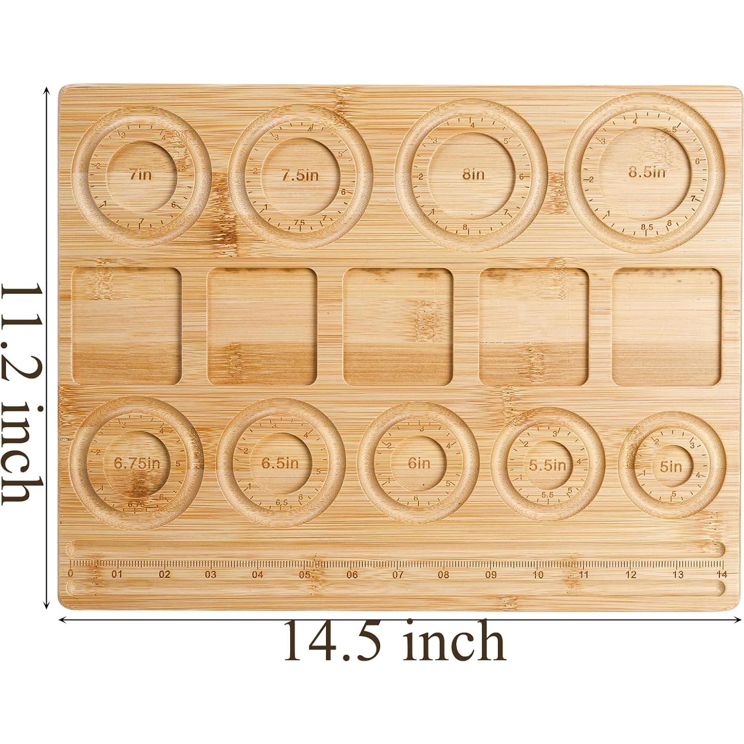 Tablero de cuentas de bambú Coloch 36.8x28.4 cm para joyería