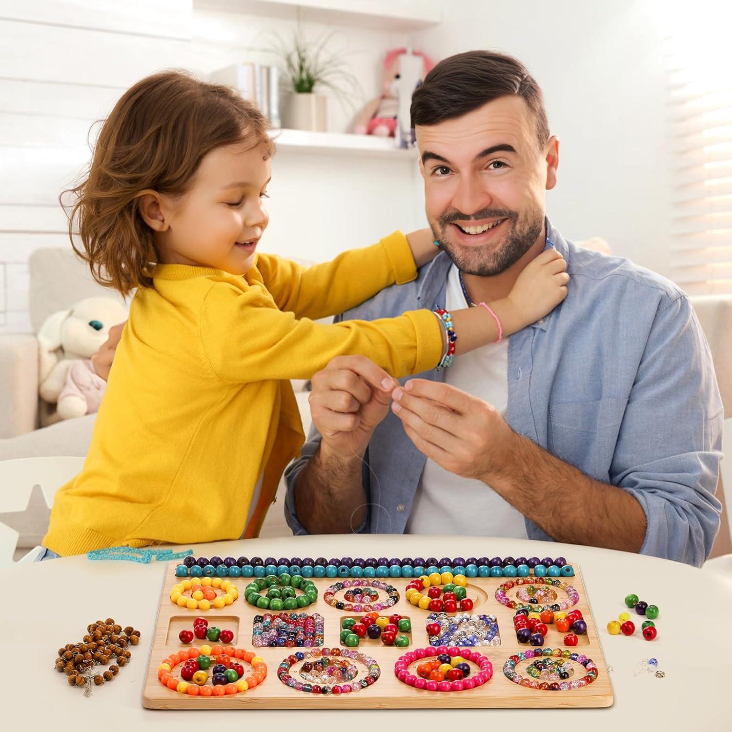 Tablero de cuentas de bambú Coloch 36.8x28.4 cm para joyería