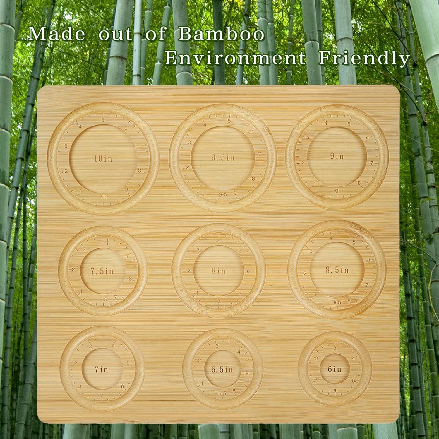 Tablero de cuentas Favonuovy para pulseras de madera 32x30 cm