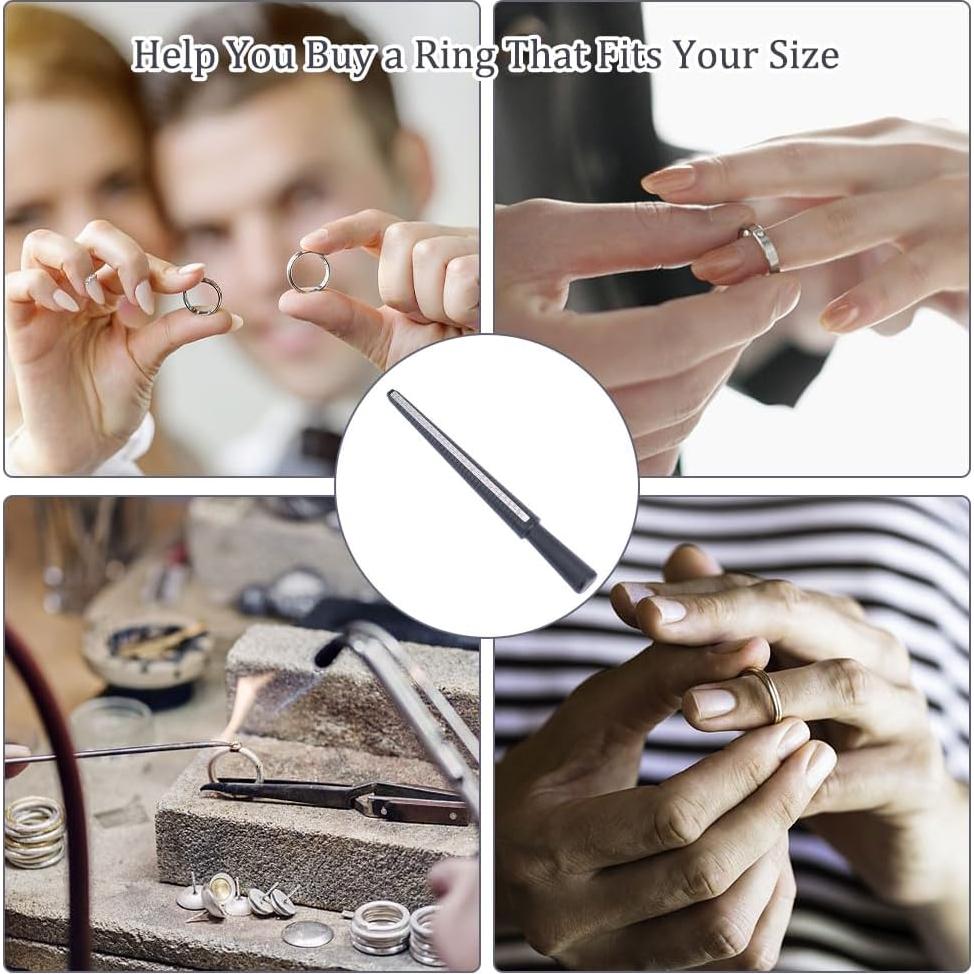 Herramienta de Medición de Tamaño de Anillo UNICRAFTALE 26cm