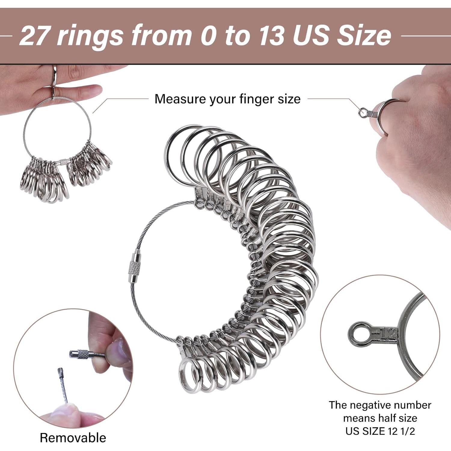 Kit de Herramientas de Medición de Anillos Artilife 27 Piezas