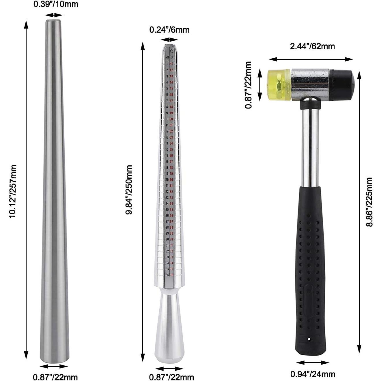 Kit de Herramientas de Medición de Anillos Artilife 27 Piezas