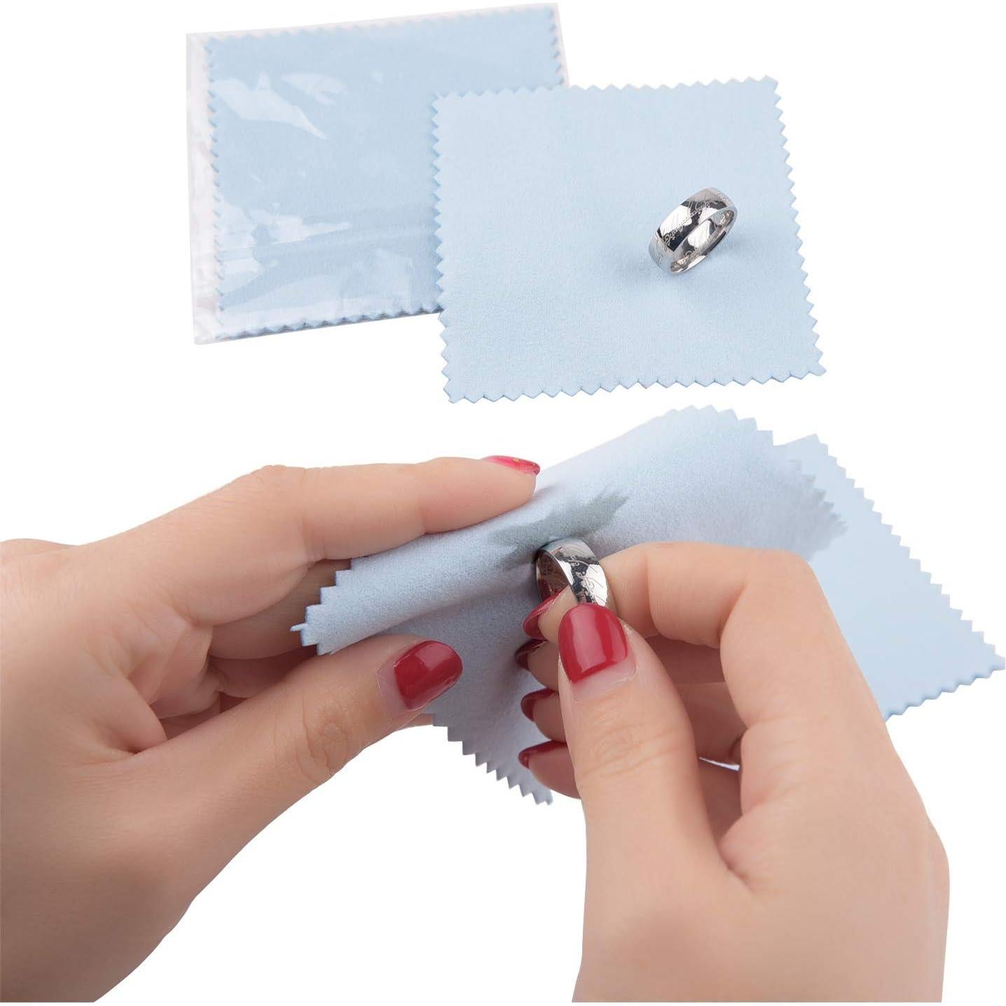 Juego de Medidores de Anillos KUUQA con Martillo y Paños