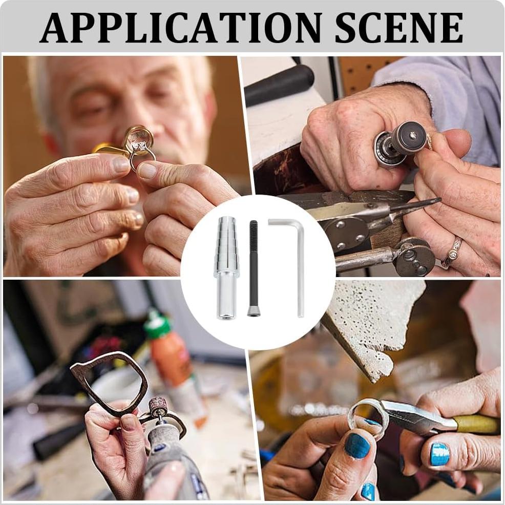 Mandril Expansible UNICRAFTALE para Anillos 7-14 con Llave Allen