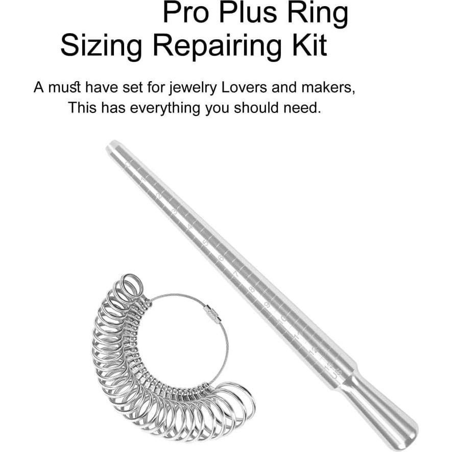 Juego de Herramientas de Medición de Anillos TUNQISM 2 Piezas