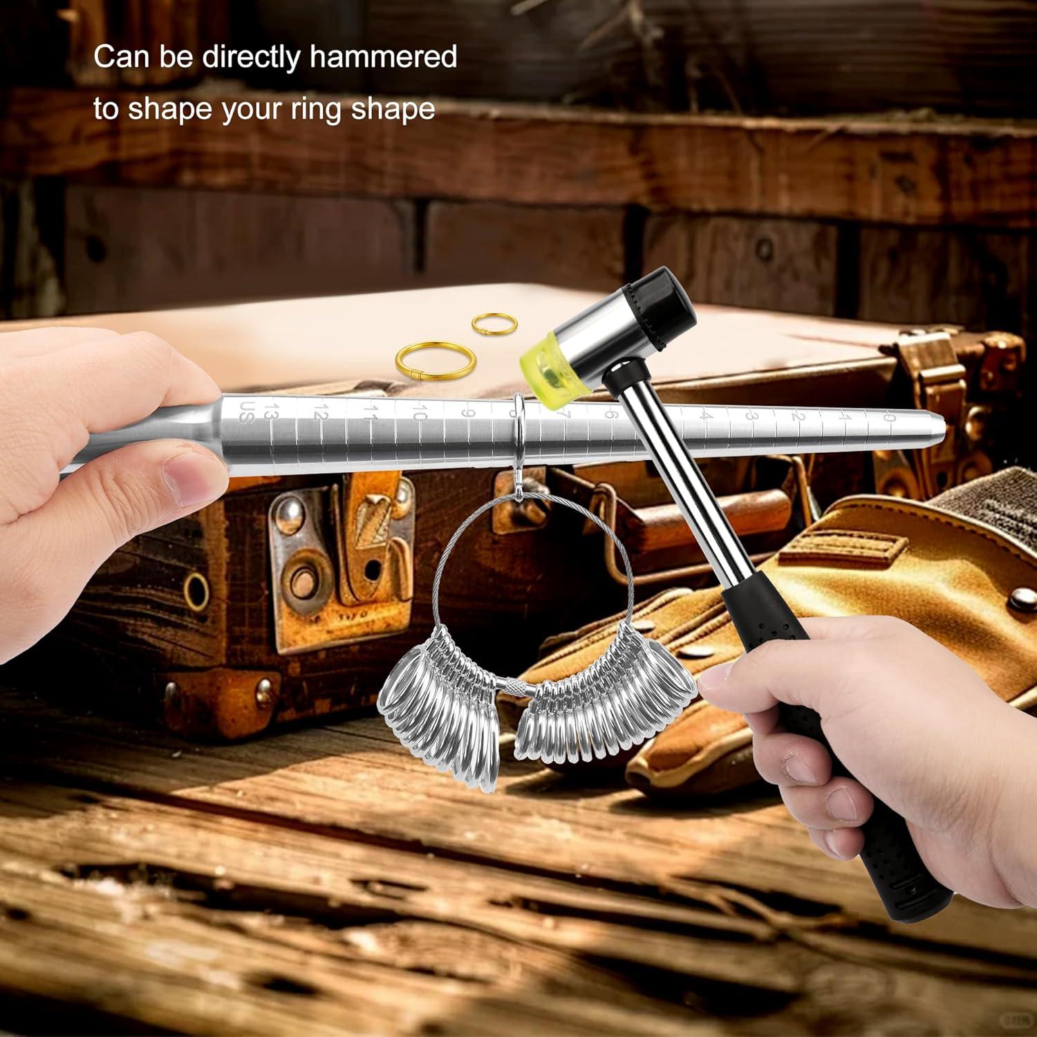 Juego de Herramientas de Medición de Anillos TUNQISM 2 Piezas