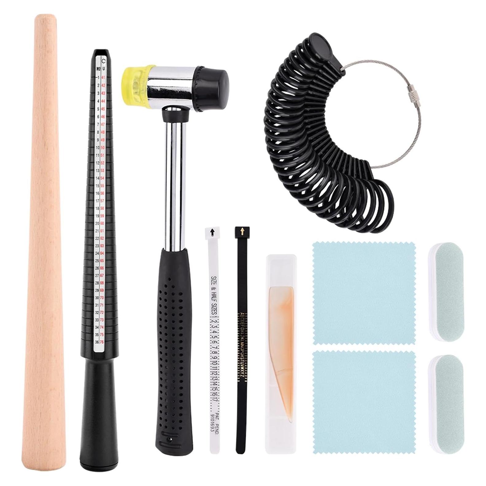 Juego de Mandriles para Anillos 11 Piezas QKDS - Medición Precisa