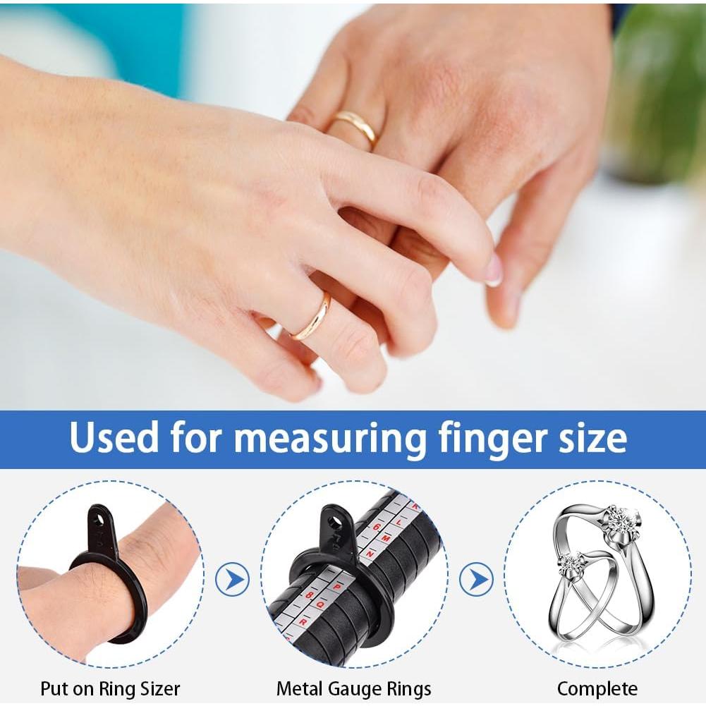 Juego de Mandriles para Anillos 11 Piezas QKDS - Medición Precisa