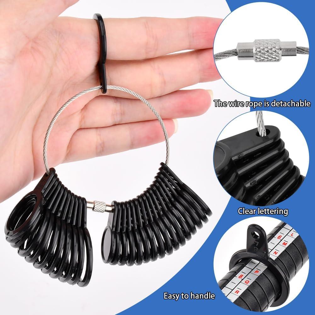 Juego de Mandriles para Anillos 11 Piezas QKDS - Medición Precisa