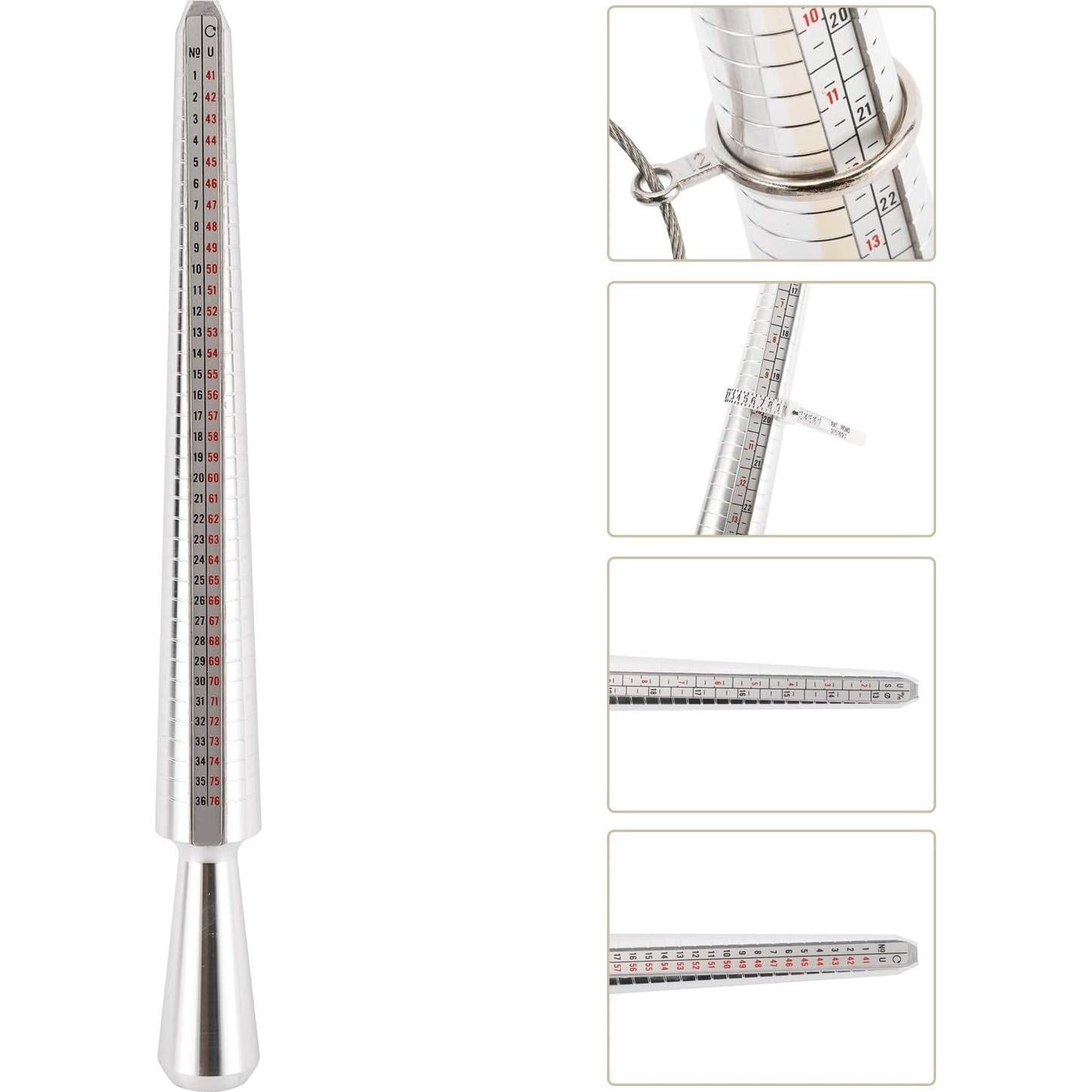 Juego de herramientas para joyería - Mandril, Martillo y Medidores