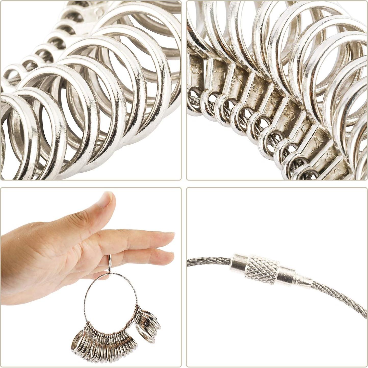 Juego de herramientas para joyería - Mandril, Martillo y Medidores