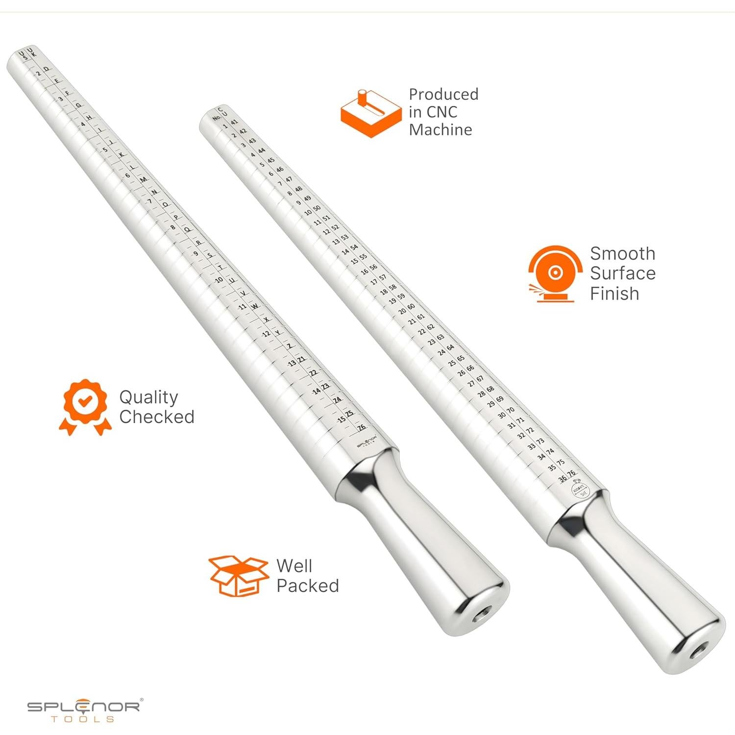 Mandril de Anillo Acero Inoxidable Splenor Tools 4 Tamaños