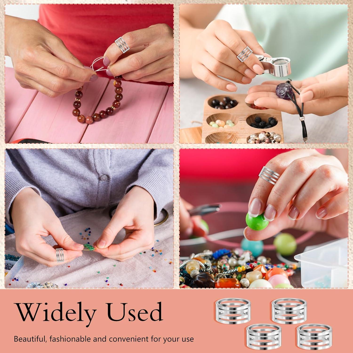 4 Abridores de Anillos de Salto Xinjoduz Acero Inoxidable Plata