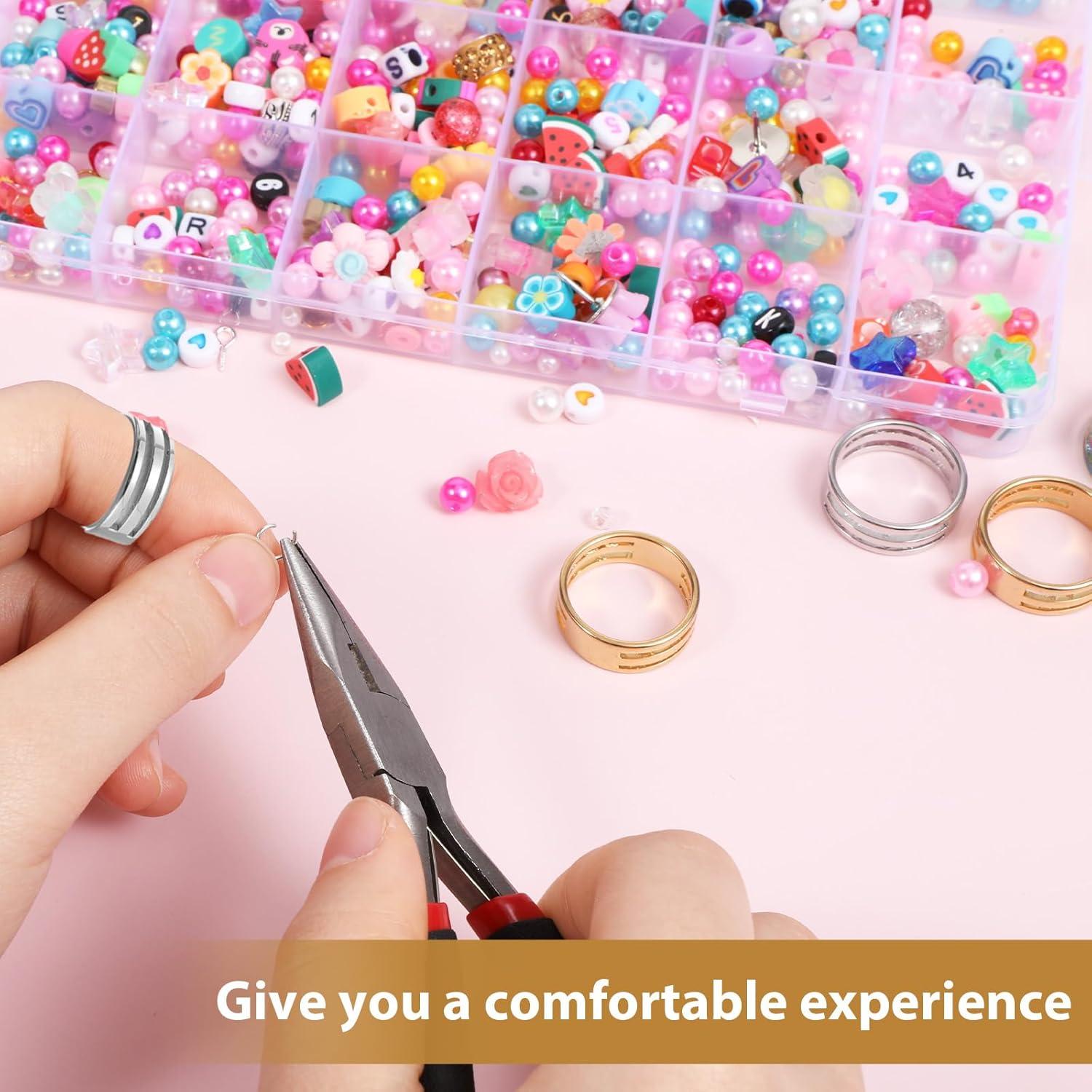 4 Abridores de Anillos de Salto Acero Inoxidable Oro y Plata