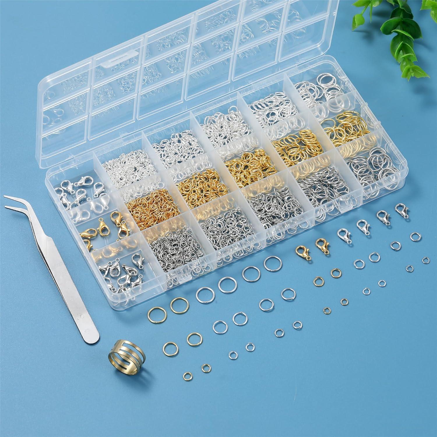 Kit 1500 Anillos de Salto Abiertos Scaups en Plata y Oro