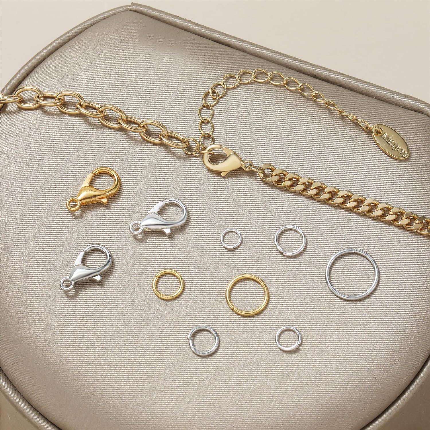 Kit 1500 Anillos de Salto Abiertos Scaups en Plata y Oro