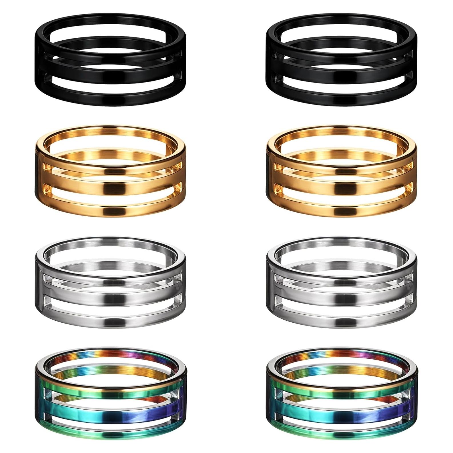 Set 8 Abridores de Anillos de Salto Jeffdad Acero Inoxidable