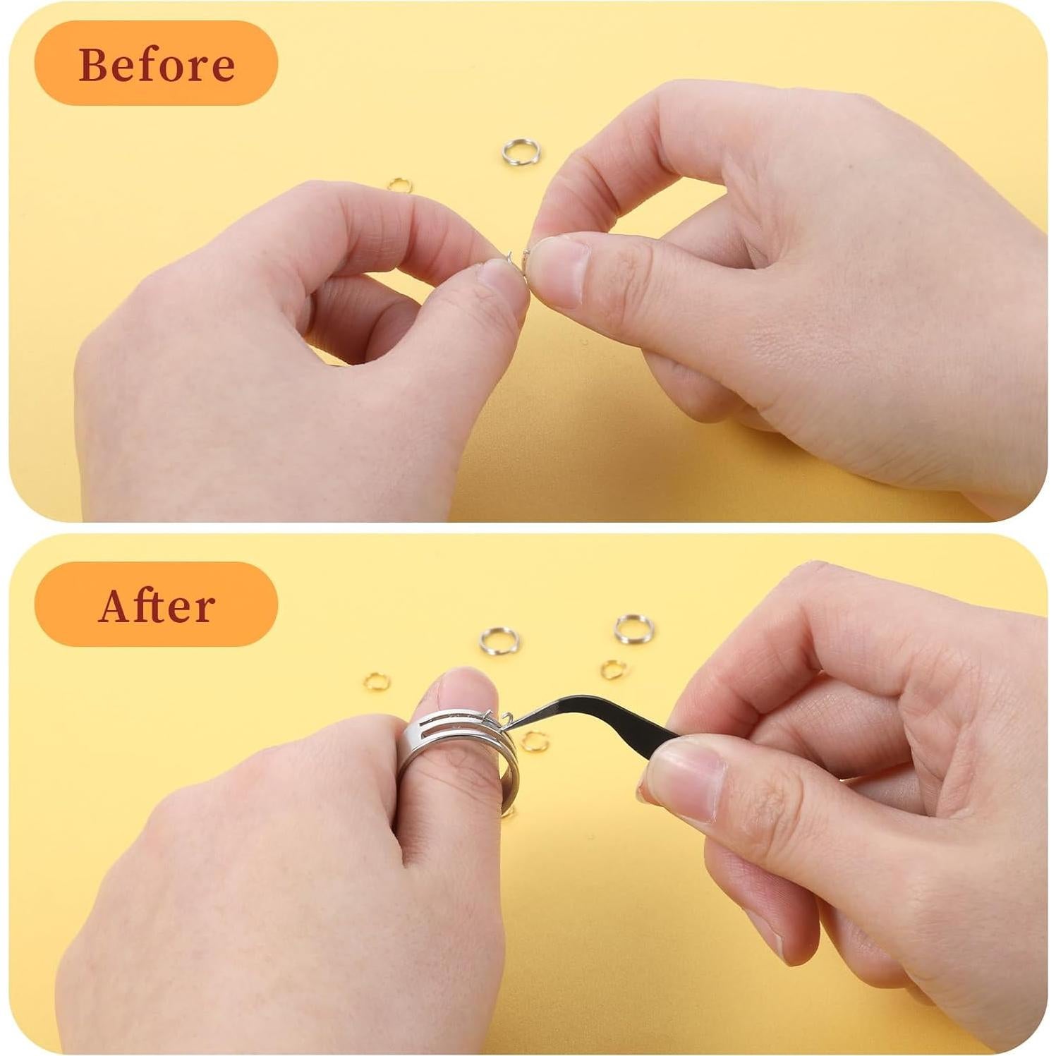 Set 8 Abridores de Anillos de Salto Jeffdad Acero Inoxidable