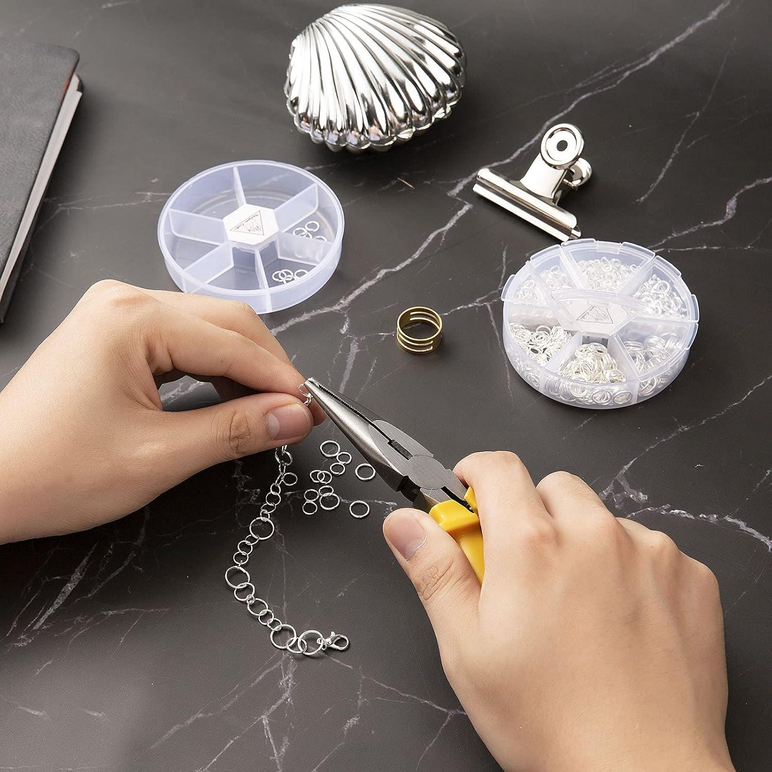 Kit de Anillas Abiertas 1000PCS + 40 Cierres Langosta 12mm - Handyman Crafts