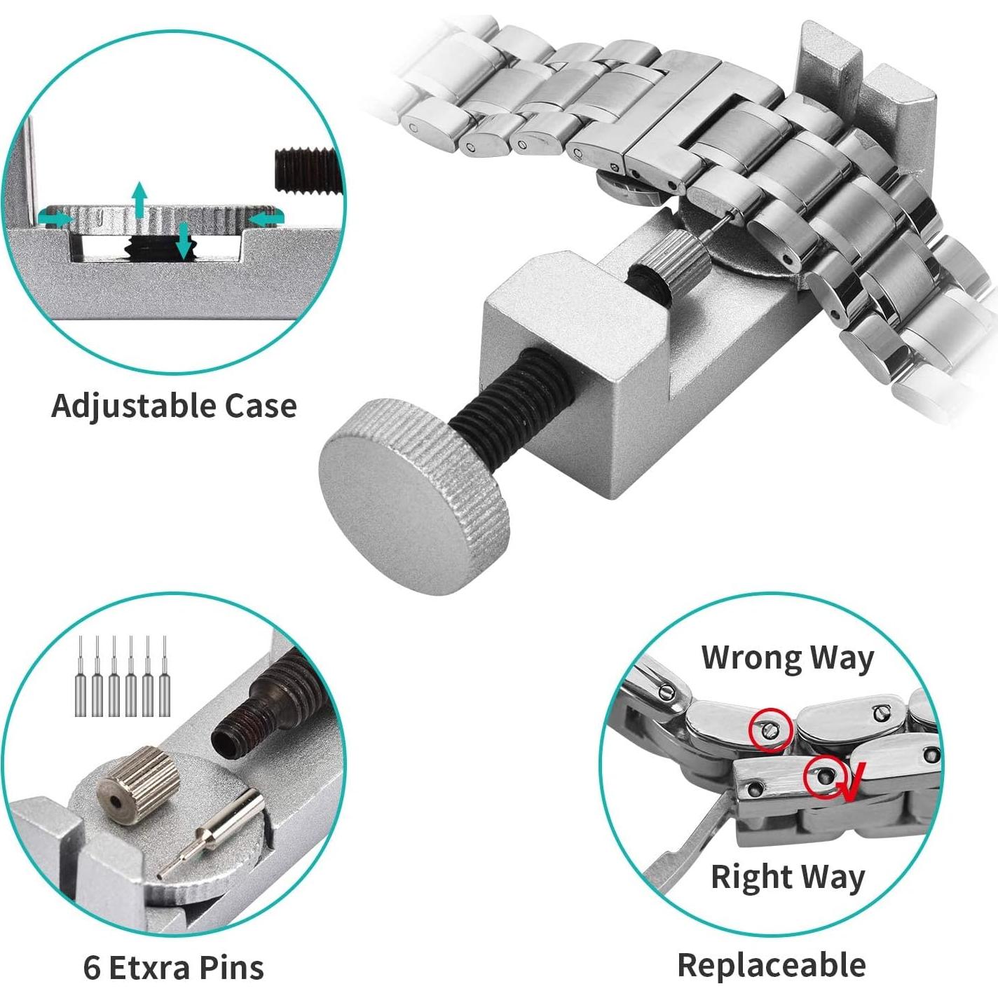 Kit de Reparación de Reloj EasyTime, Herramientas Completo