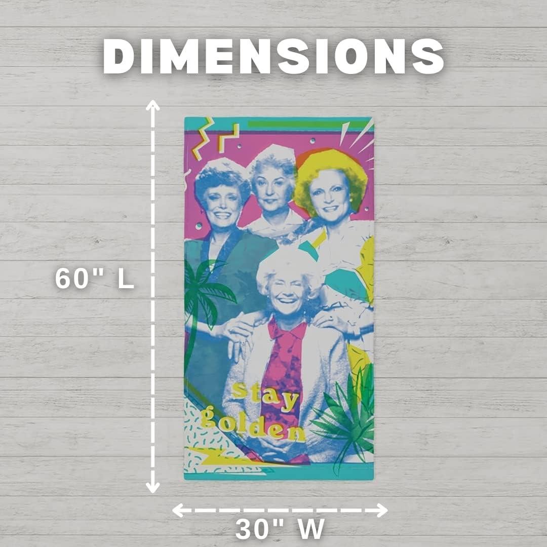 Toalla de Playa The Golden Girls 152x76 cm Algodón Franco