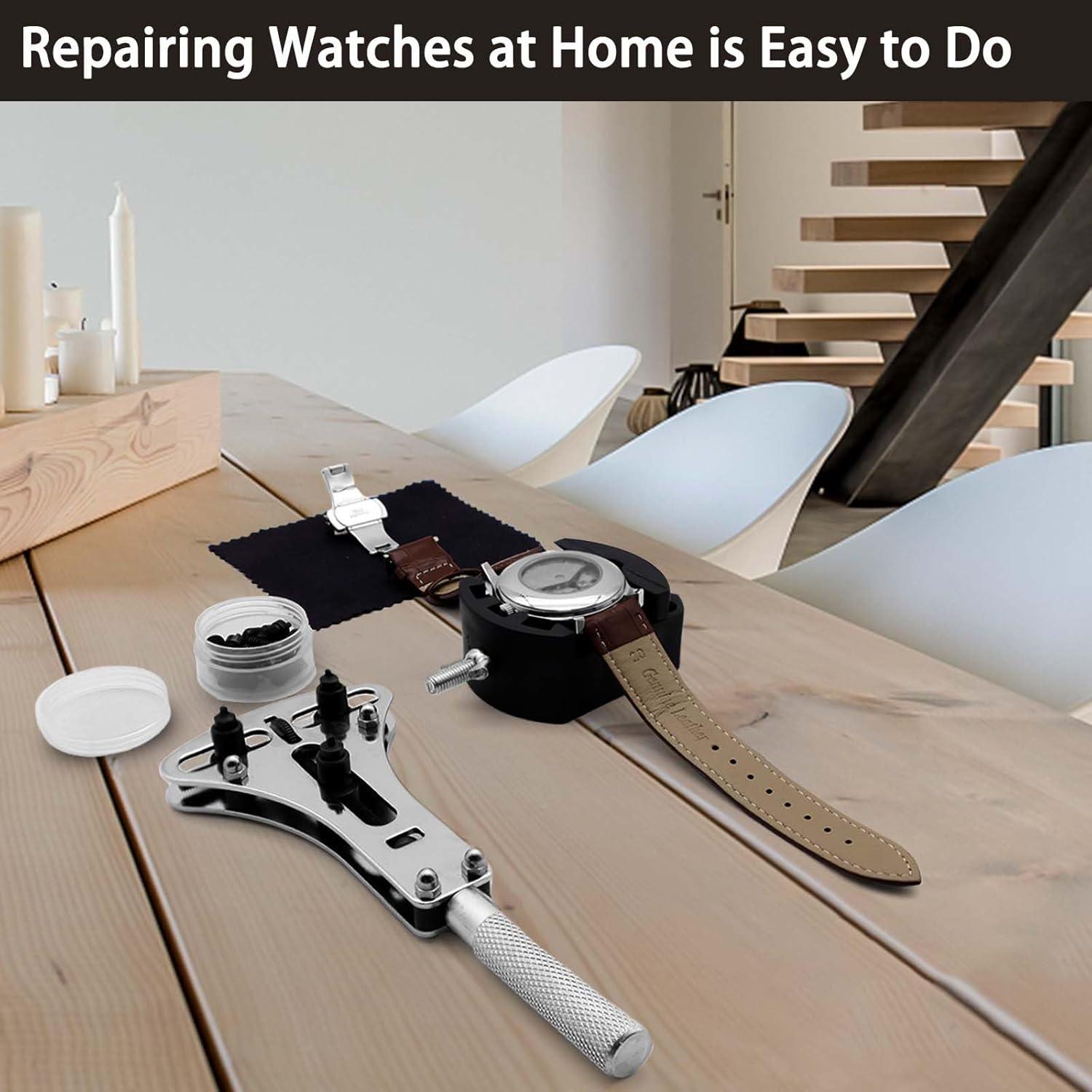 Kit de Reparación de Reloj GLDCAPA 145 Piezas con Baterías