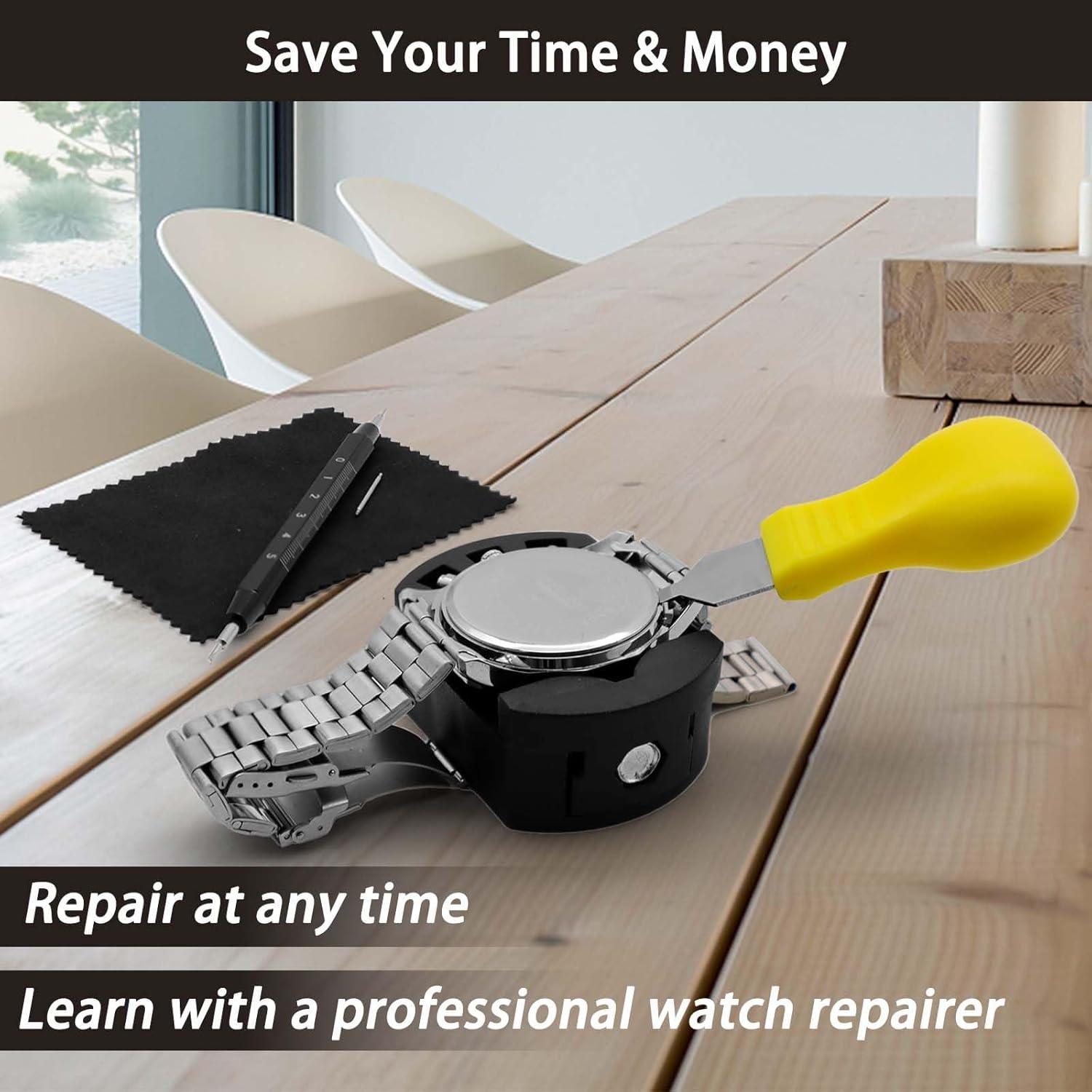 Kit de Reparación de Reloj GLDCAPA 145 Piezas con Baterías