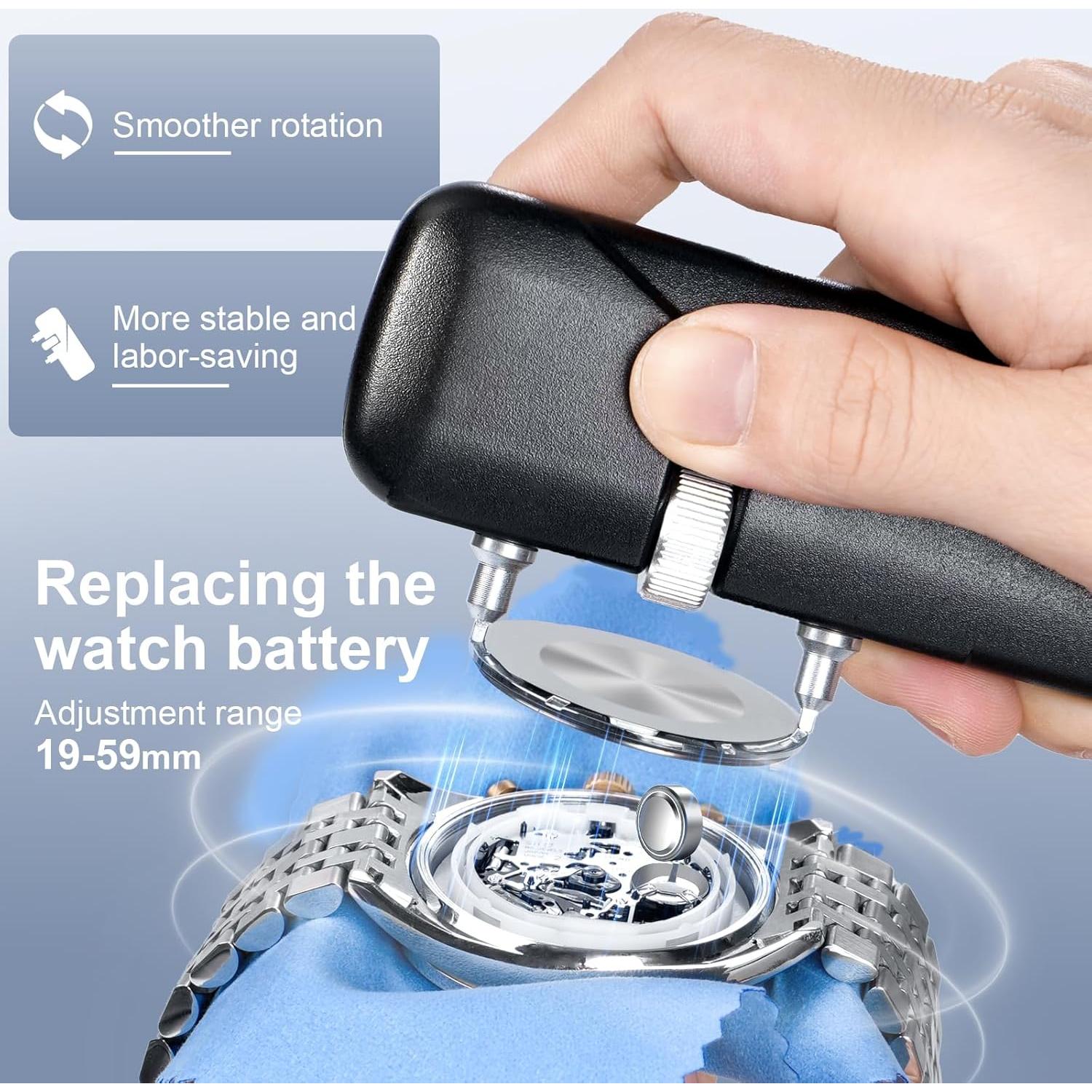 Kit de Herramientas JOREST para Reemplazo de Batería de Reloj