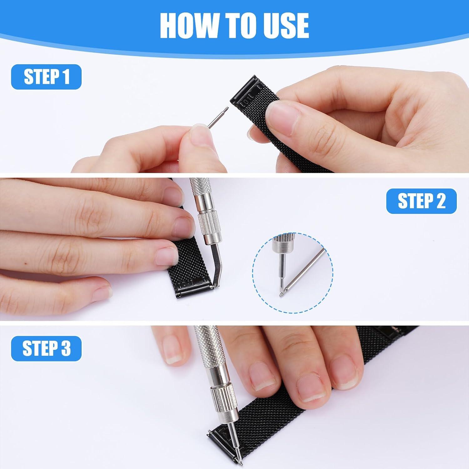 Kit de Herramientas para Reparación de Correas de Reloj Teaaha 41PCS